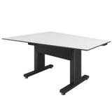 Middle Atlantic TBL-ANG-3P-SH-WB Forum 3 Person Angle Table Seated Height Dark Finish 30 Inches