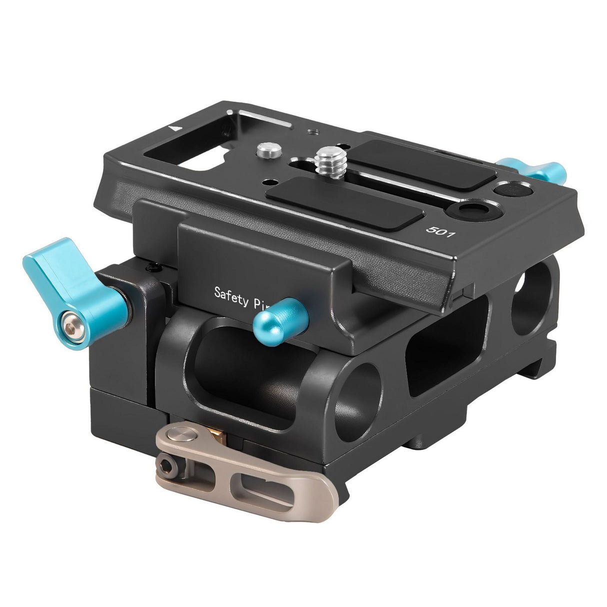 Kondor Blue 15mm LWS Arri/501 Side Loading Baseplate for Red Komodo/BMPCC/Mirrorless, Black