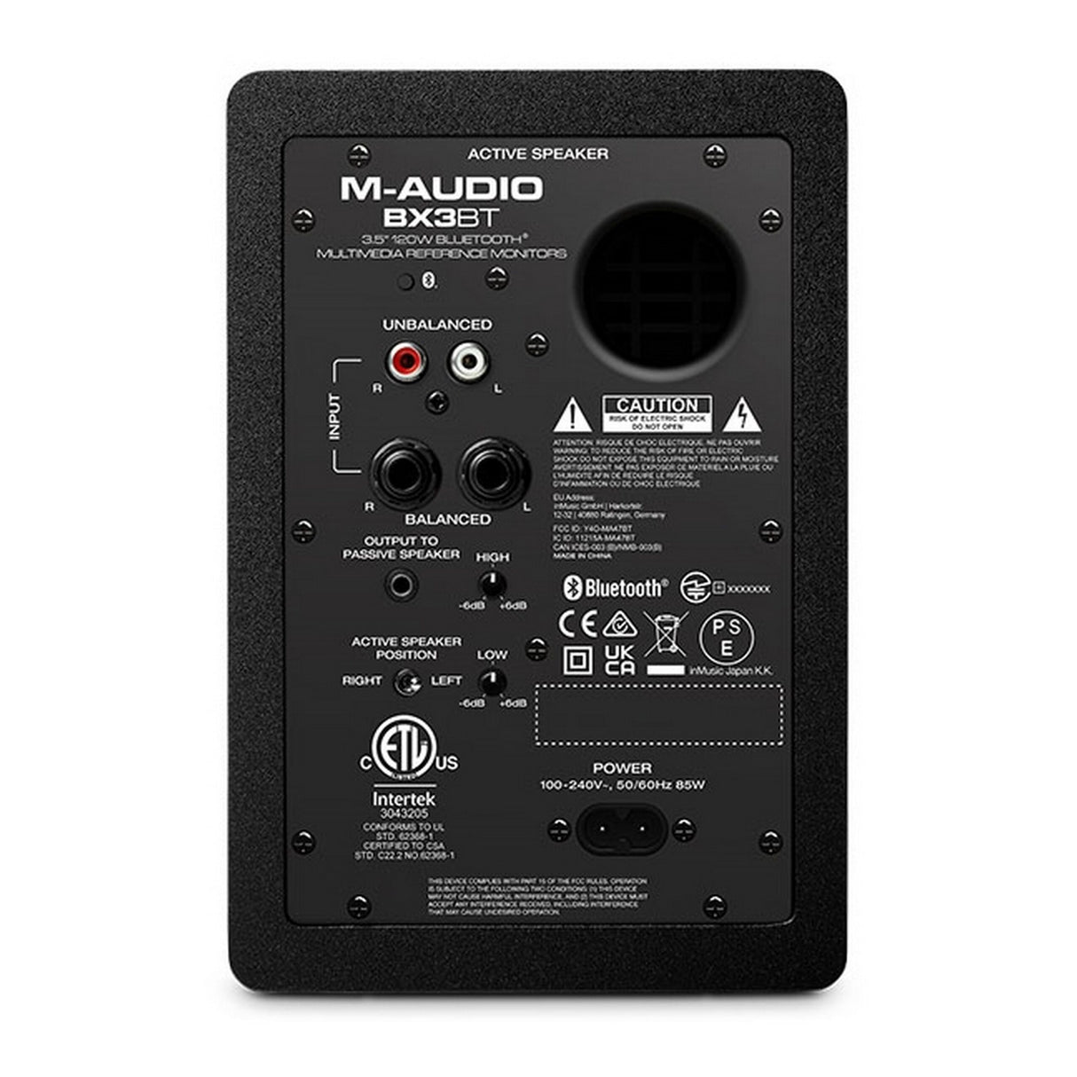 M-Audio BX3 BT 3.5-Inch 120-Watt Bluetooth Monitor, Pair