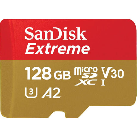 SanDisk - SanDisk Extreme 128GB microSDXC UHS-I - SDSQXAA-128G-GN6MA