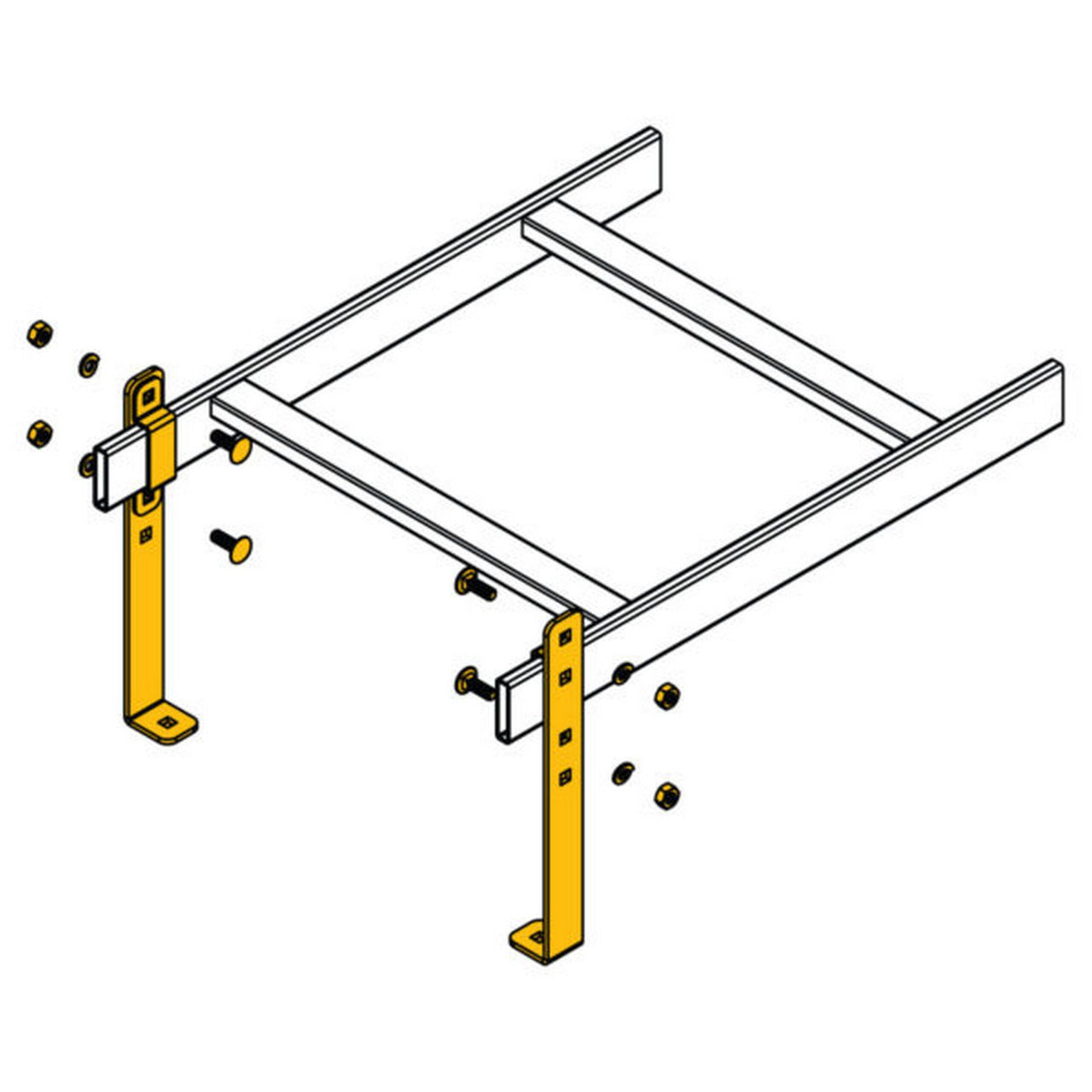 Lowell CLH-SK46 Rack Stand-Off Elevation Kit, 1 Pair