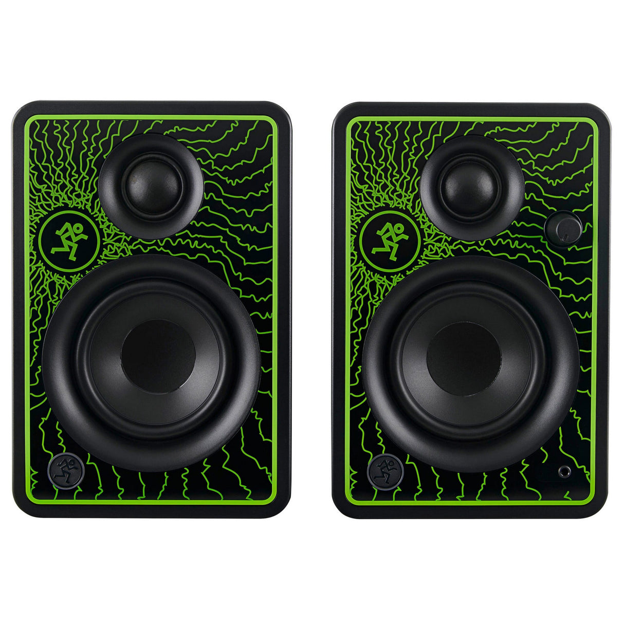 Mackie CR3-XLTD-GRN Creative Reference Series Multimedia Monitors, Pair, 3-Inch, Limited-Edition Green