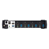 ATEN CS1824 4-Port USB 3.0 4K HDMI KVMP Switch with Audio Mixer Mode
