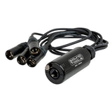 SoundTools CAT Tails female etherCON breakout to 4 male XLR