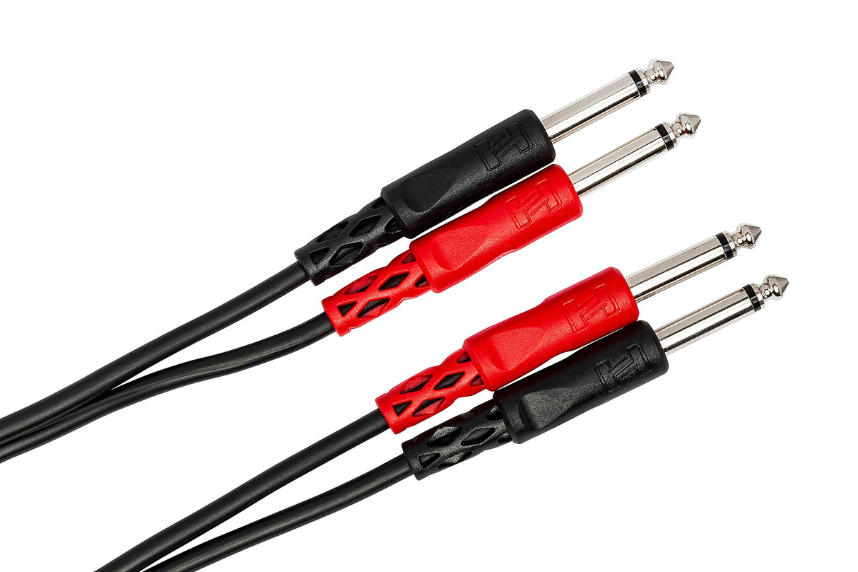 Hosa CPP-204 4 Meter Dual 1/4 Inch TS to Same Stereo Interconnect Cable