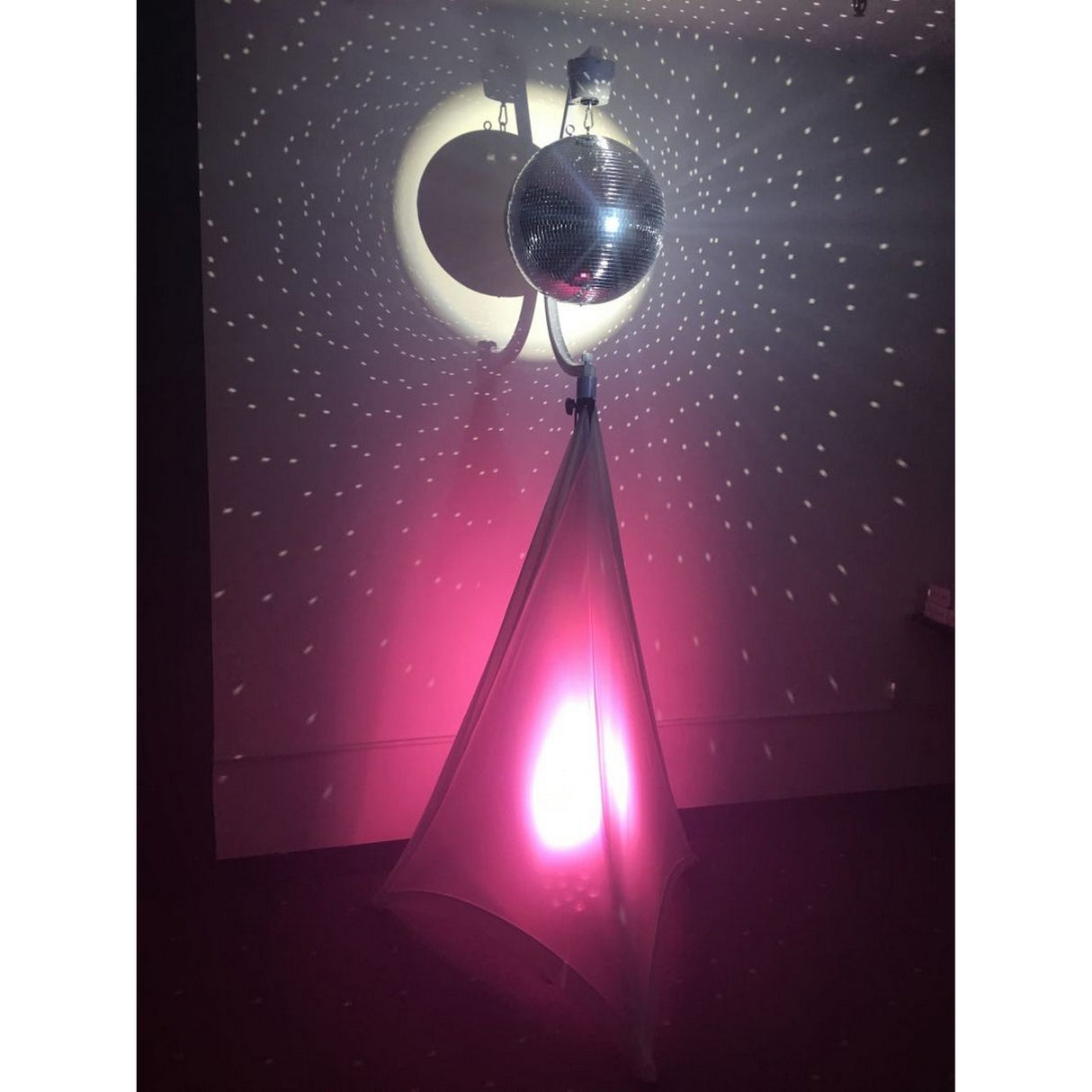 Eliminator Lighting Decor MBSK Mirror Ball Stand