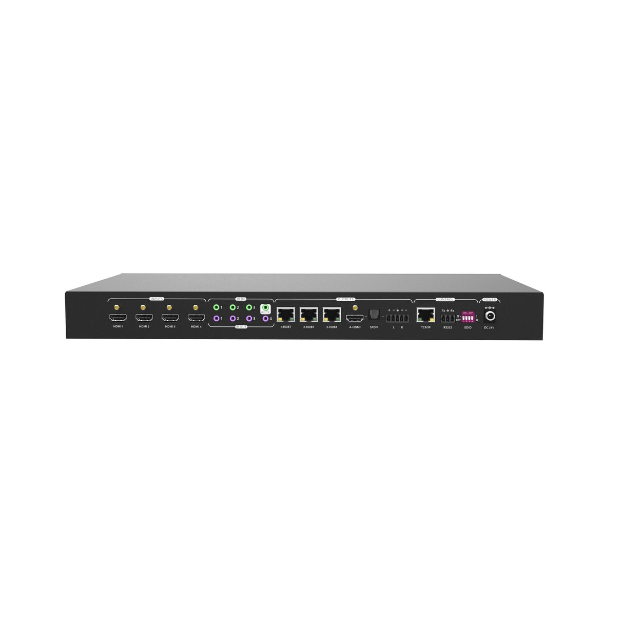 DigitaLinx DL-44E-H2-KIT 4K60 4 x 4 HDMI 2.0 / HDBaseT Matrix Switcher