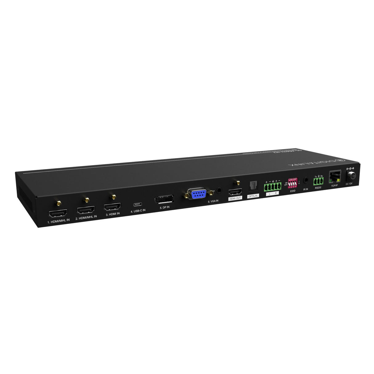 DigitaLinx DL-AS61U-H2 4K60 6 x 1 Multi-Format Presentation Switcher