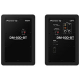 Pioneer DJ DM-50D-BT 5-Inch Bluetooth Desktop Monitor, Black