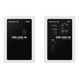 Pioneer DJ DM-50D-W 5 Inch Desktop Monitor System, White