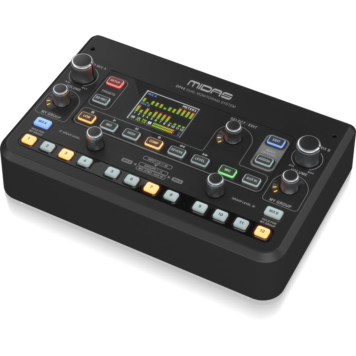 Midas DP48 Dual 48 Channel Personal Monitor Mixer with SD Card Recorder