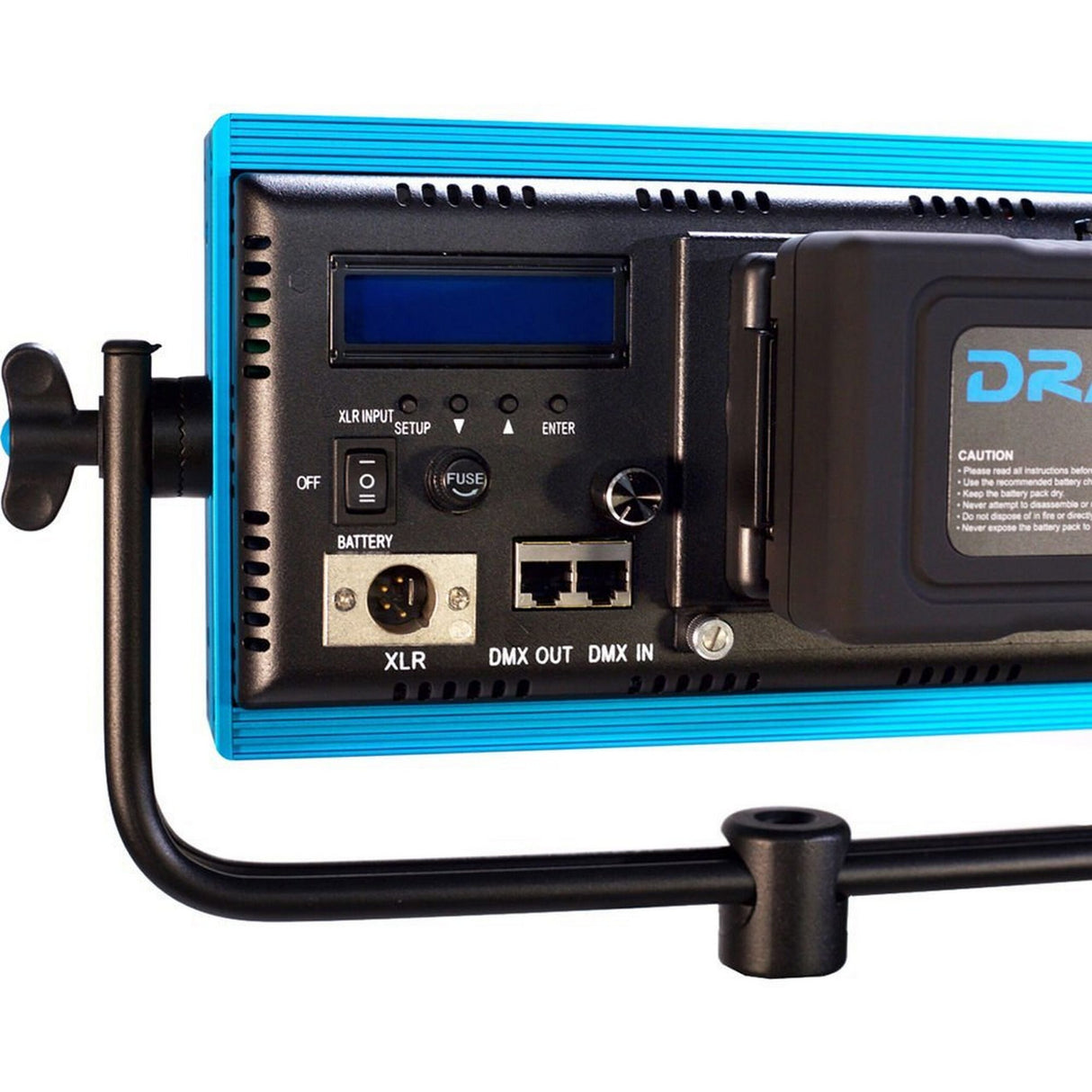 Dracast DRDP3LDLK Plus Series LED500 Daylight 3-Light Location Kit with V-Mount and Gold Mount Battery Plates