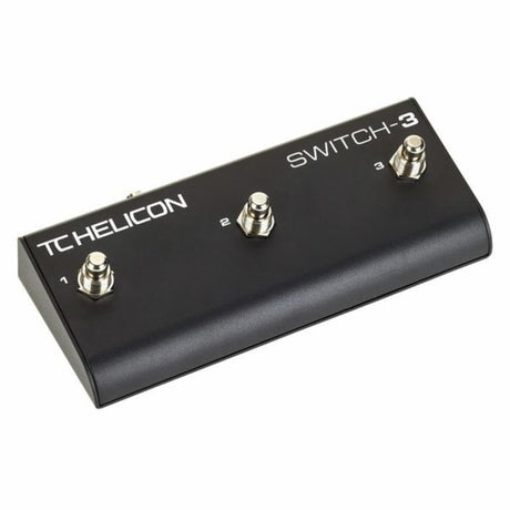 TC Helicon - TC-Helicon Switch-3 3-Way Foot Switch for VoiceLive & TC Devices - SWITCH-3
