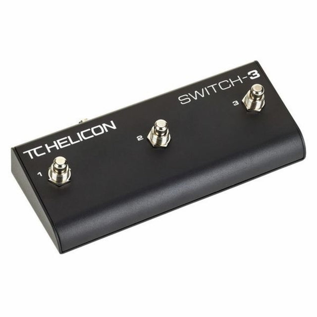 TC Helicon - TC-Helicon Switch-3 3-Way Foot Switch for VoiceLive & TC Devices - SWITCH-3