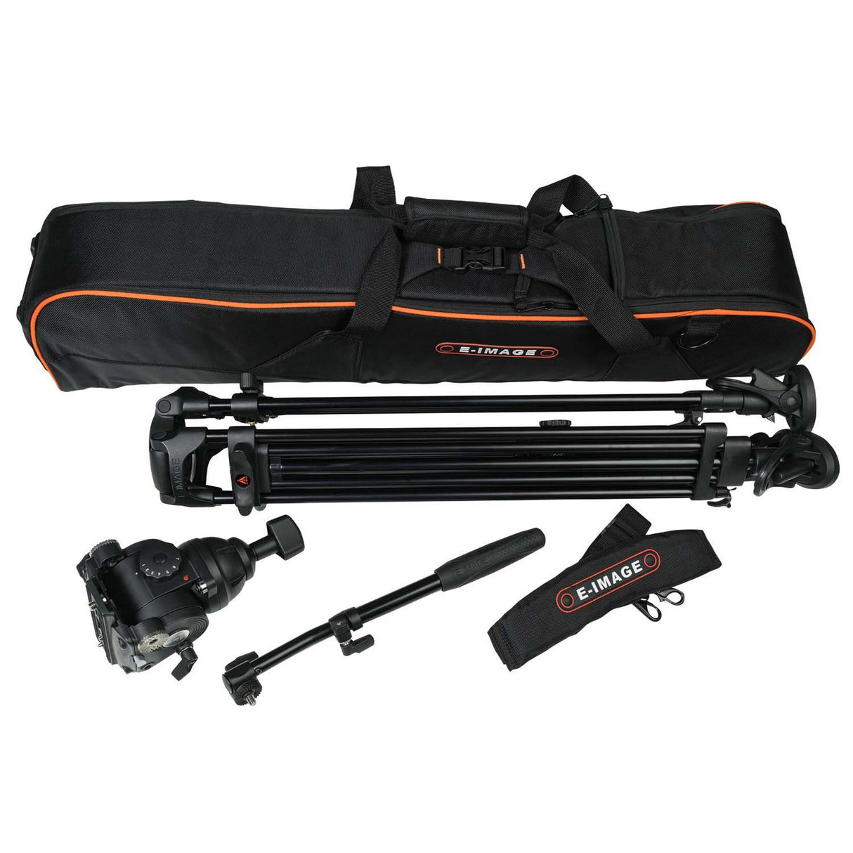 E-Image EG08A2 Aluminum Tripod Kit with GH08 Fluid Head