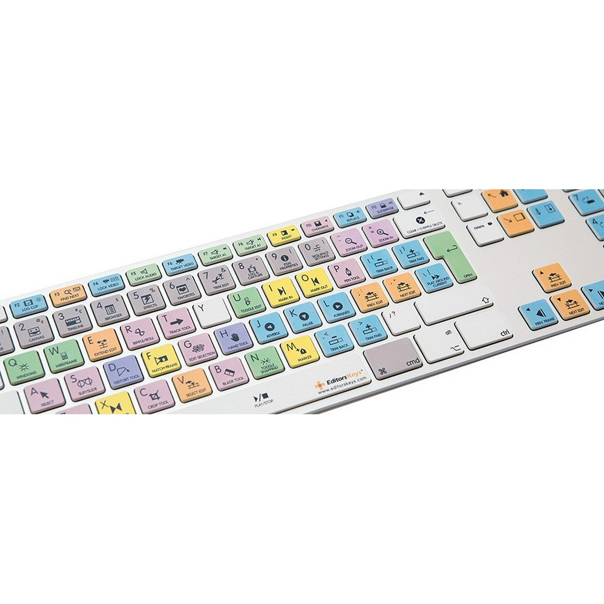 Editors Keys Dedicated Keyboard for Final Cut Pro 7 | Apple Shortcut Wired Keyboard