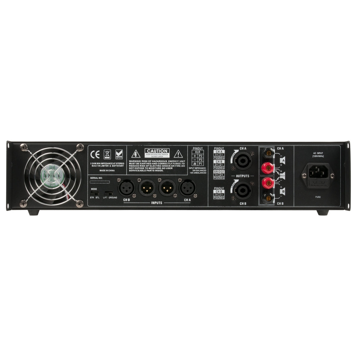 American Audio ELX3000 | Power Amplifier 500W RMS