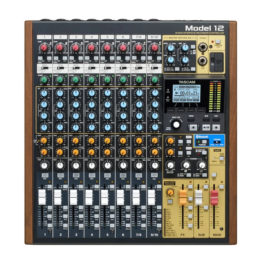 Tascam Model 12 All-In-One Production Mixer