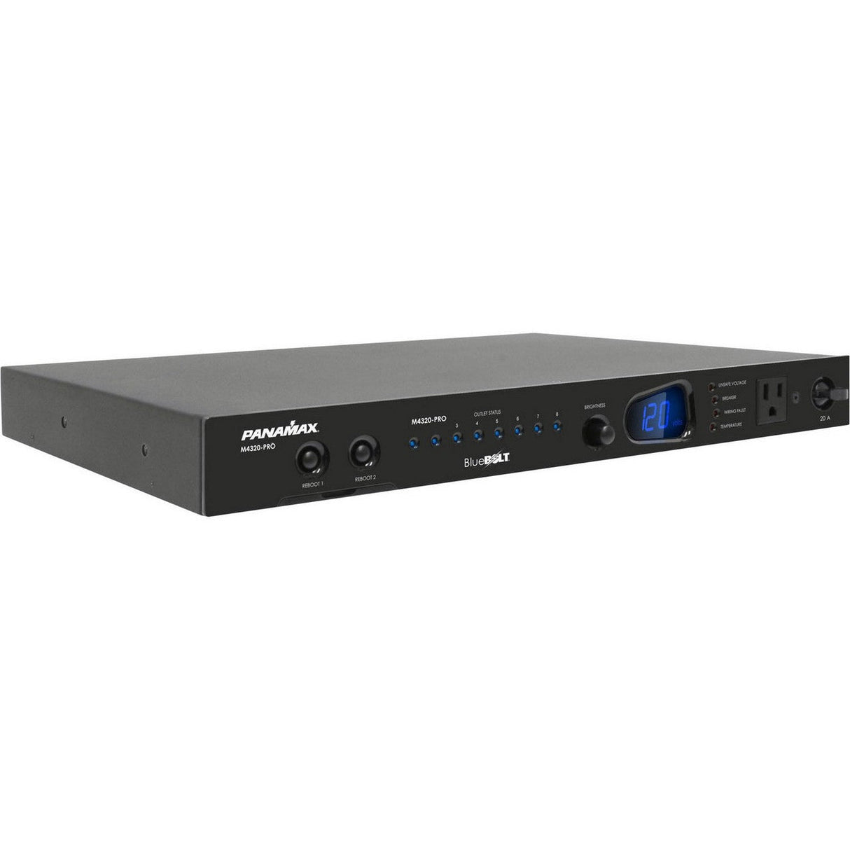 Panamax M4320-PRO 8 Outlet 20 Amp BlueBOLT Programmable Power Conditioner