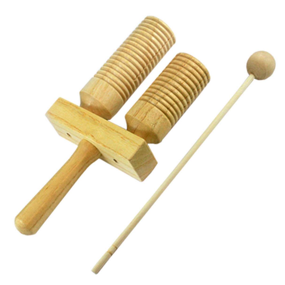 Granite Percussion GP-AGOGO1 6.5-Inch All Wood Mini Agogo