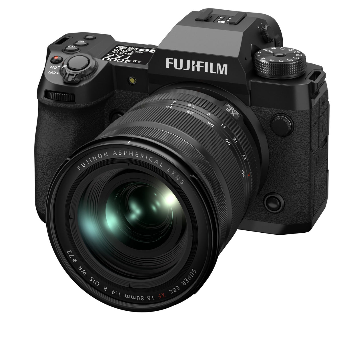 Fujifilm X-H2 Mirrorless Camera with XF16-80mmF4 R OIS WR Lens Kit, Black