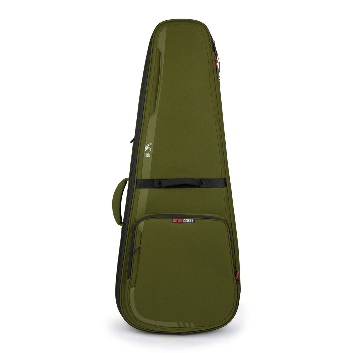 Gator G-ICON335-GRN ICON Series Gig Bag for 335 Style Electric Guitars Green - accessories