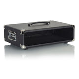 Gator Cases GR-RETRORACK-2BK Vintage Amp Vibe Rack Case 2U Black