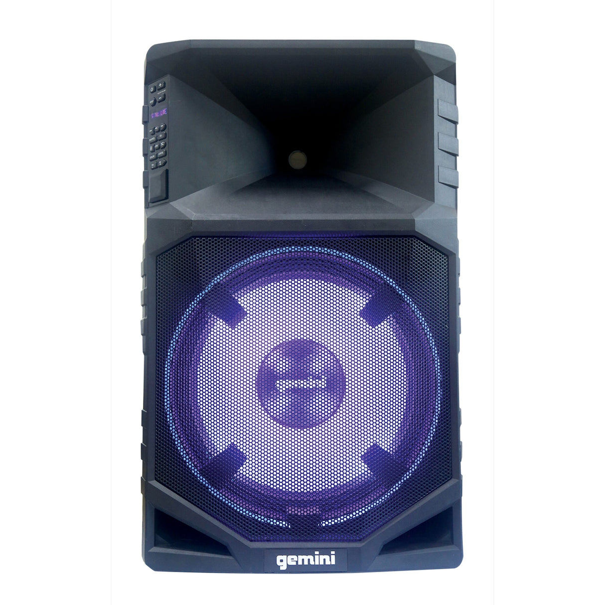 Gemini GSW-T1500PK IPX4 Splashproof Portable 15 Inch PA Speaker with Stand and Microhone
