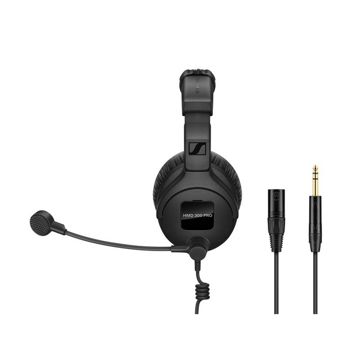 Sennheiser HMD 300 XQ-2 Broadcast Headset with Cable, Dual Sided