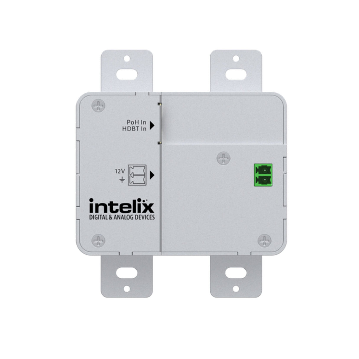Intelix INT-HDX100-RXWP HDMI HDBaseT Recessed Face Wall Plate Receiver