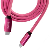 Kondor Blue KB-USB4C-3-J iJustine Pink Thunderbolt 4 USB 4.0 Type C 8K Cable