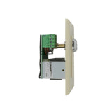 Lowell KL100-DI 100W One-Gang Decorator Wall Plate with Key Switch, Ivory