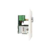 Lowell KL100-DW One-Gang Decorator Wall Plate with Key Switch, White
