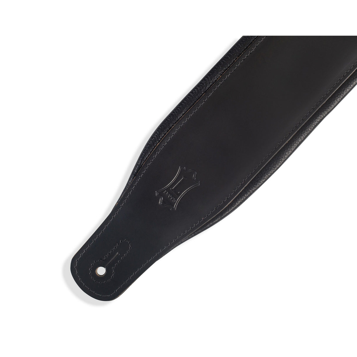 Levy's Favorite Padded Leather Guitar Strap, Black