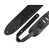 Levy's Sundance Line Palm Jade Guitar Strap, Black