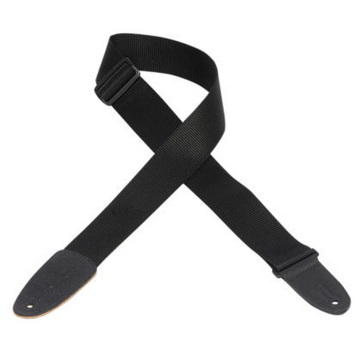 Levy's 2-Inch Wide Black Polypropylene Guitar Strap