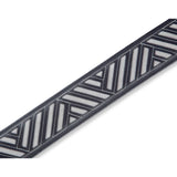 Levy's Diamond Cut Out Guitar Strap, Black