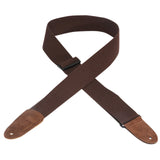 Levy's Standard Cotton Guitar Strap, Brown