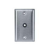 Lowell MCP-14 One-Gang Stainless Steel Punched Wall Plate