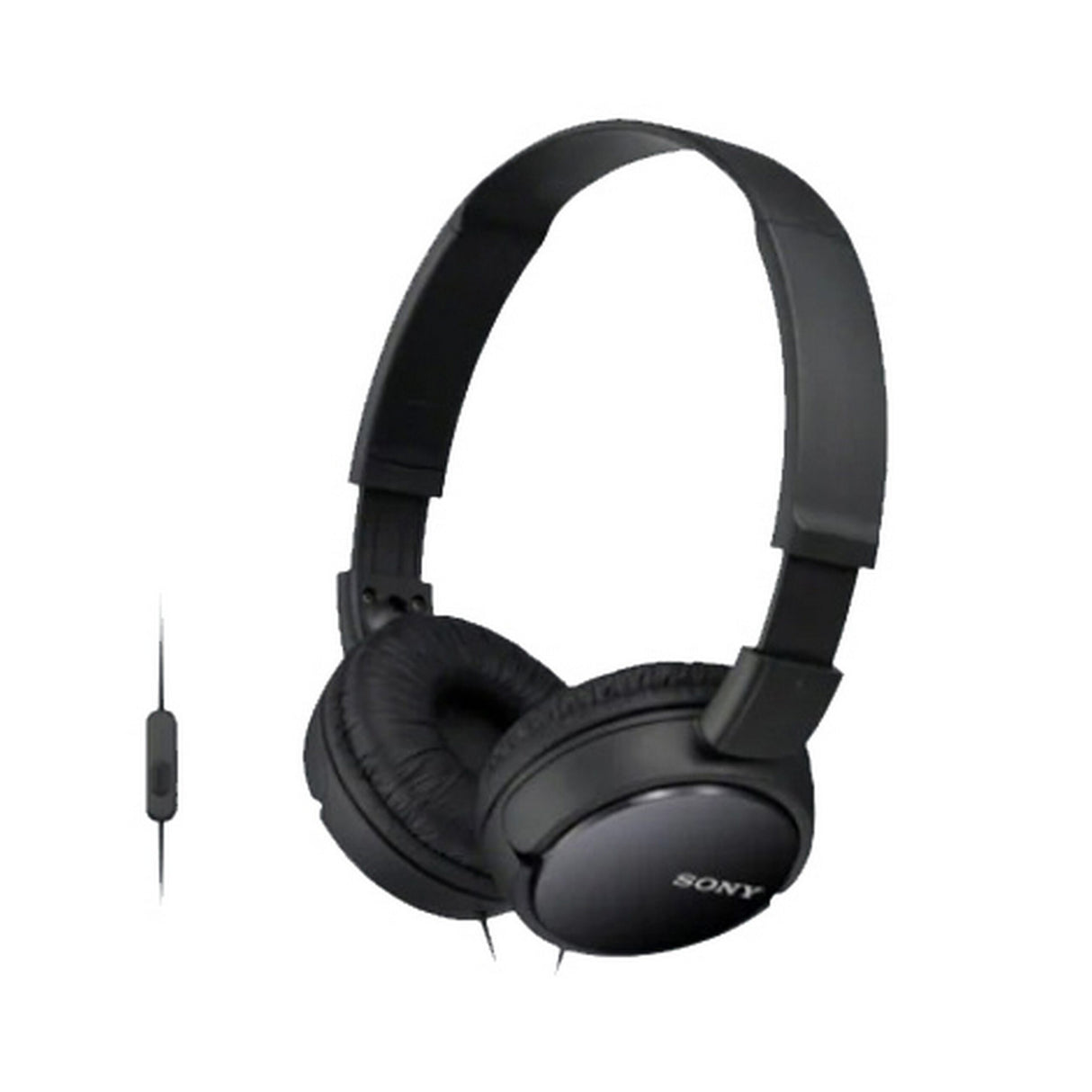 Sony MDRZX110/BLK Supra-Aural Closed-Ear Headphones with Padded Earcups