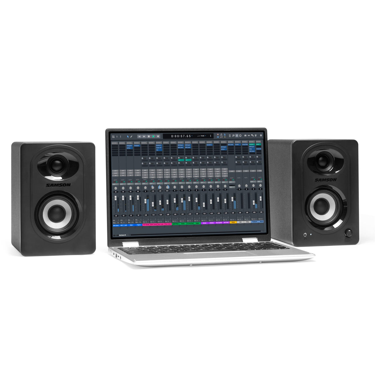 Samson MediaOne M30BT Powered Studio Monitors with Bluetooth