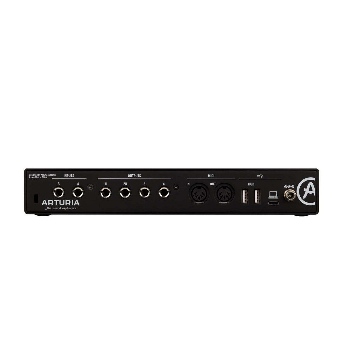 Arturia MiniFuse 4 USB Type-C 4 x 4 Audio Interface, Black