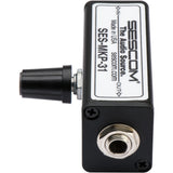 Sescom SES-MKP-31 Professional 1-Channel Inline 1/4 TRS Balanced Audio Level Control