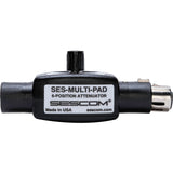 Sescom SES-MULTI-PAD 6-Position Variable 3-Pin XLR Inline Attenuator