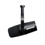 Shure MV7-K XLR/USB Dynamic Podcasting Microphone, Black