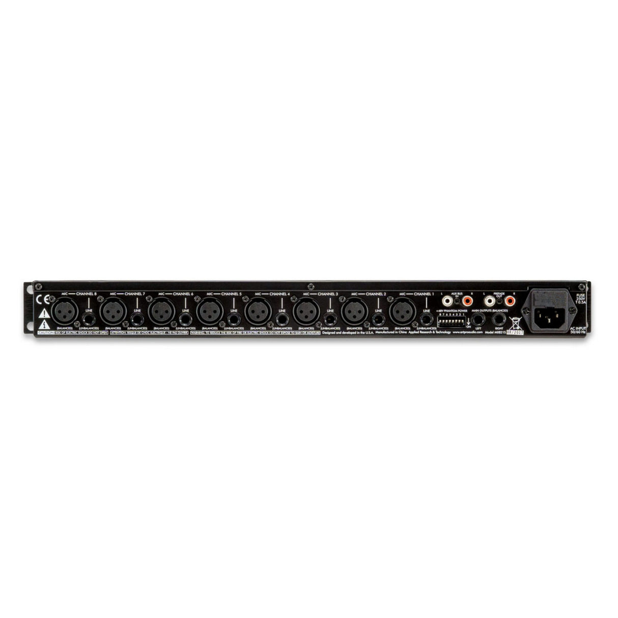 ART MX821S 8-Channel Mic/Line Mixer with Stereo Outputs