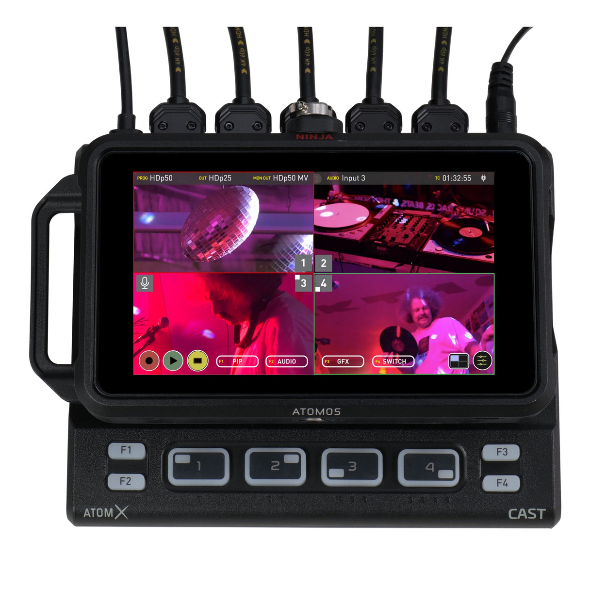 Atomos AtomX Cast 4 x HDMI Switching and Streaming Dock for Ninja V/V+ (Used)