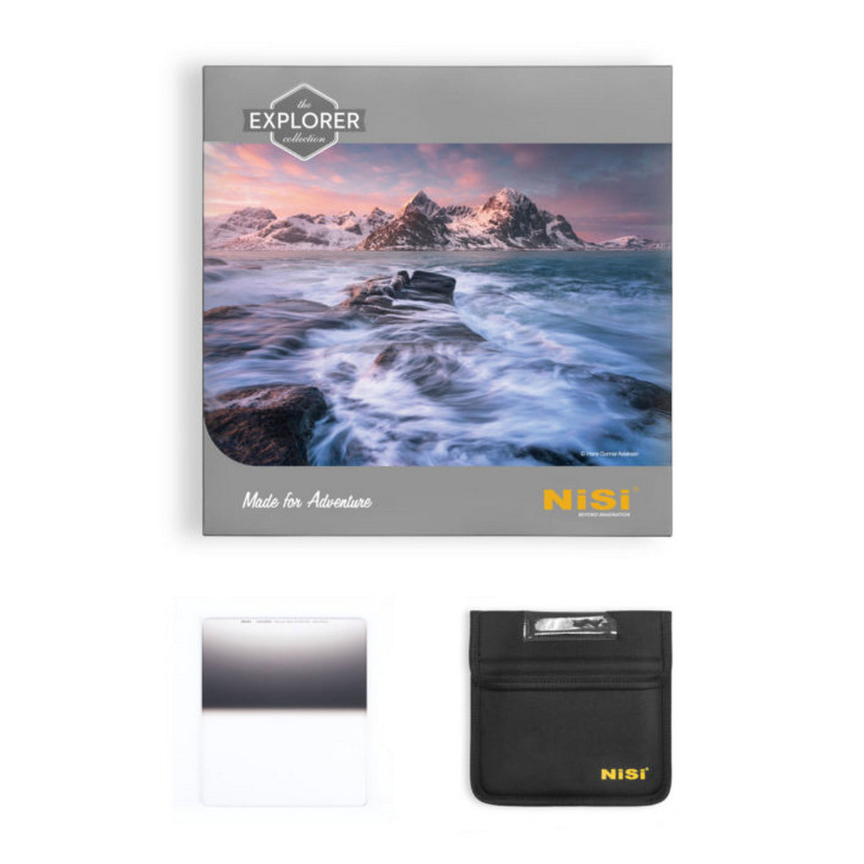 NiSi Explorer Collection 150x170mm Nano IR Reverse Graduated Neutral Density Filter GND4 0.6 2 Stop