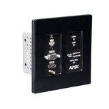 AMX NMX-ENC-N2315-WP-BL N2300 Series 4K UHD Video Over IP Decor Style Wallplate Encoder, Black