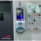 NoviSign NoviTizer Hand Sanitizing Digital Signage Kiosk
